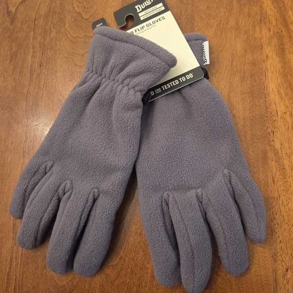 Duluth Trading Cozy Fleece Warm Spare Pair Flip Gloves Winter Soft Mens L - Picture 1 of 7